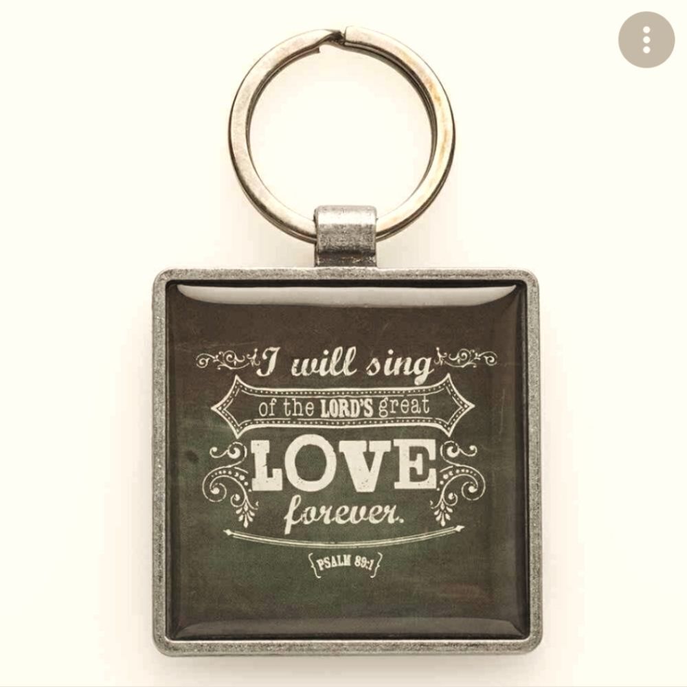 NWT Christian Art Gifts Metal Keyring
